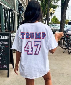 Donald Trump 45 47 Comfort Colors Shirt Trump 47 T-shirtsmiley...