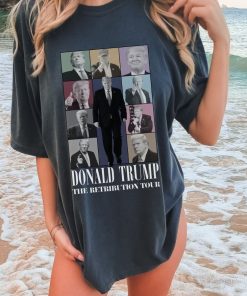 Trump the Retribution Tour T-shirt Comfort Colors MAGA Republican Tshirts...