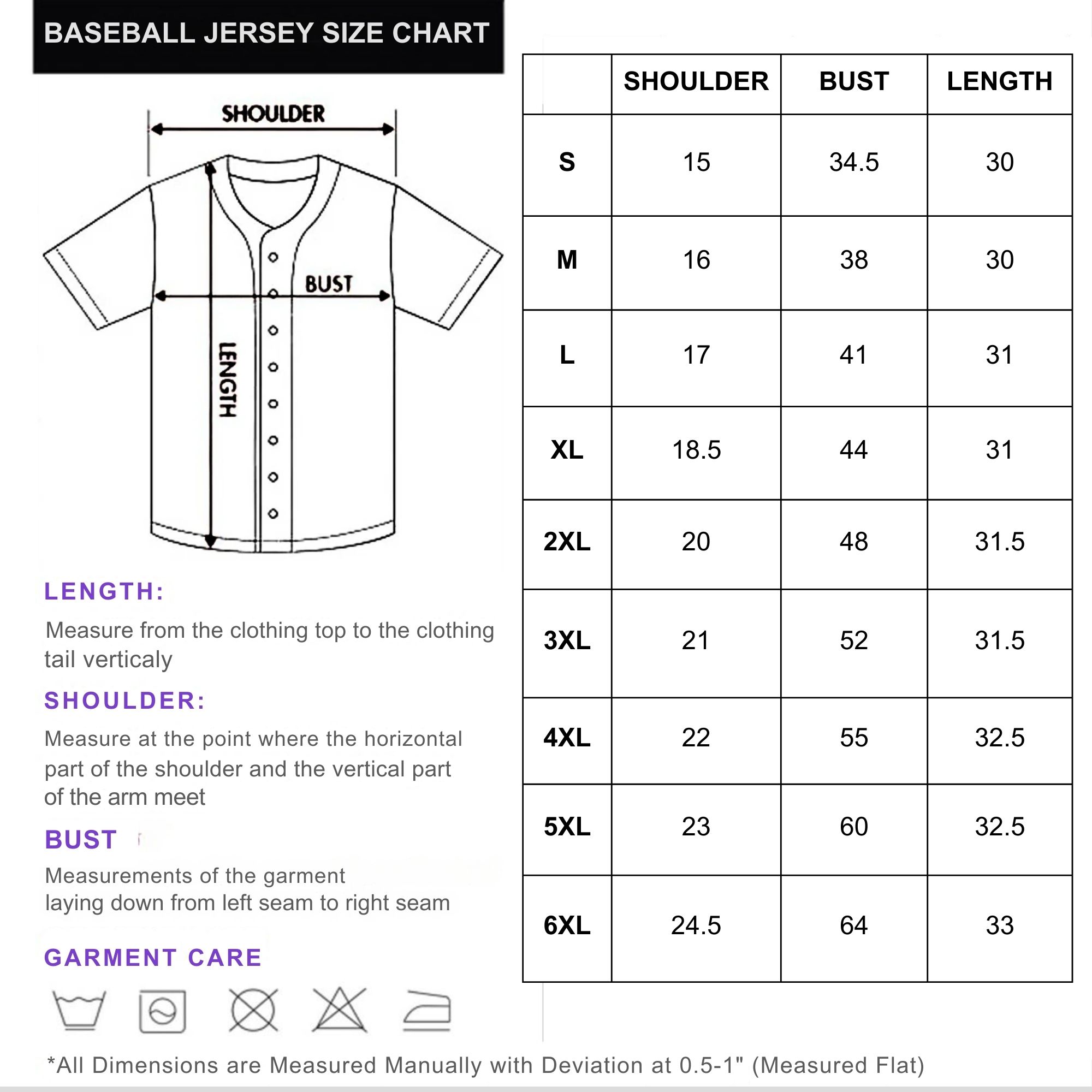 Baseball Jersey Shirt