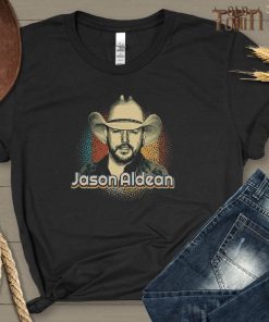 Western Shirt Jason Retro Aldean Vintage Retro Country Music T-Shirt