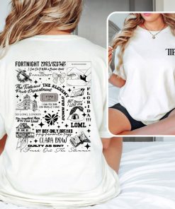 The Tortured Poets Department Tracklist T-shirt Taylor Swift Merch