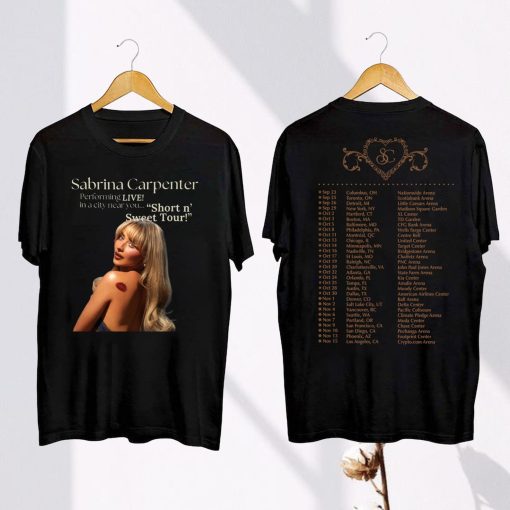 2024 Concert Tee Sabrina Espresso Short n Sweet Concert Shirt Sabrina Carpenter Merch