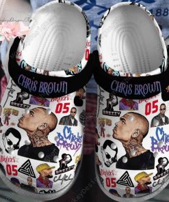 Chris Brown Concert Sandals Clogs Team Brezzy Tour 11 11...