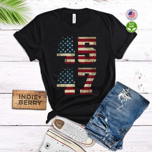 45 47 Shirt Save America Trump 2024 Conservative Gift Patriot Funny Ill Be Back Shirt T-shirt Sweatshirt Long Sleeve Hoodie