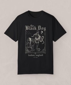 The Black Dog Graphic Shirt Lyrics Vintage Unisex Tee Academia...