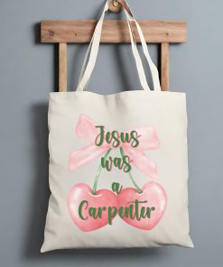 Jesus Was a Carpenter Tote Bag Coachella