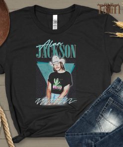 Western Shirt Alan Retro Jackson 90s Music T-Shirt