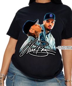 Vintage Chris Brown Tour 2024 Breezy T Shirt Signature