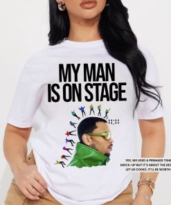 Vintage Chris Brown T-shirt 2024 My Man Is On Stage Shirt